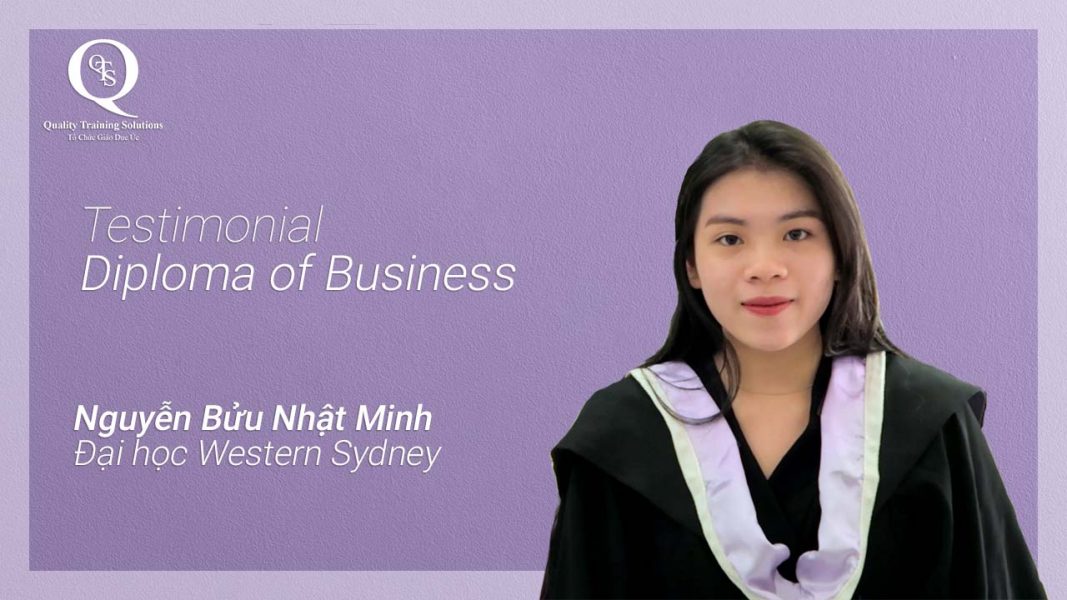 Cảm nhận của học viên Nguyễn Bửu Nhật Minh về chương trình du học chuyển tiếp qts diploma