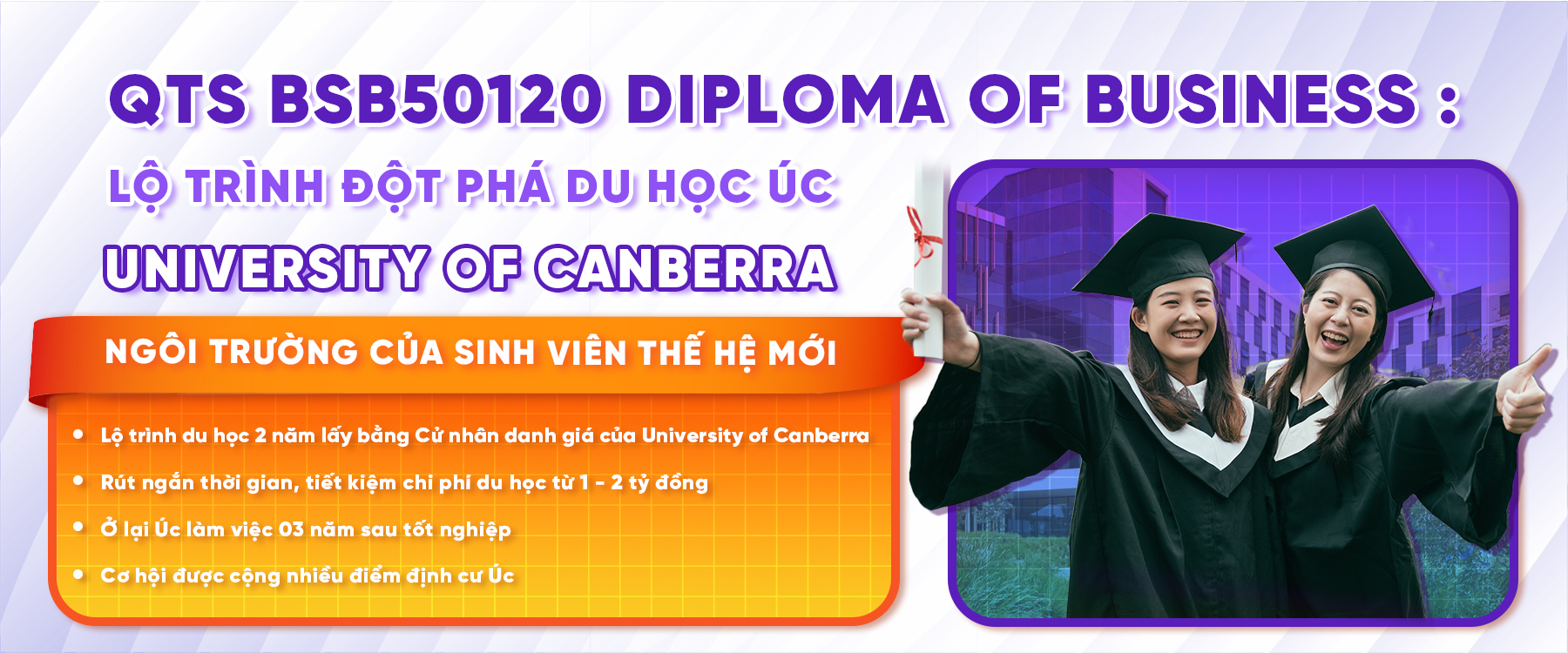 QTS BSB50120 Diploma of Busines University of Canberra