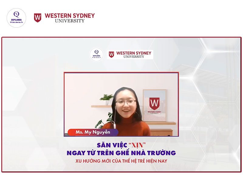 Bạn My Nguyễn chia sẻ những kinh nghiệm của bản thân trong quá trình tìm việc và làm việc khi du học tại trường Đại học Western Sydney.