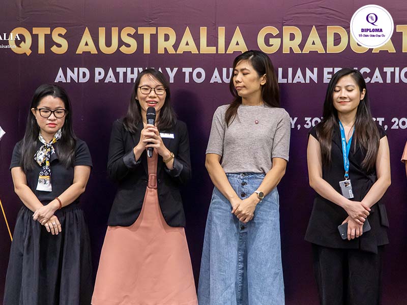 Bà Hiếu Lê – Đại diện La Trobe University chia sẻ