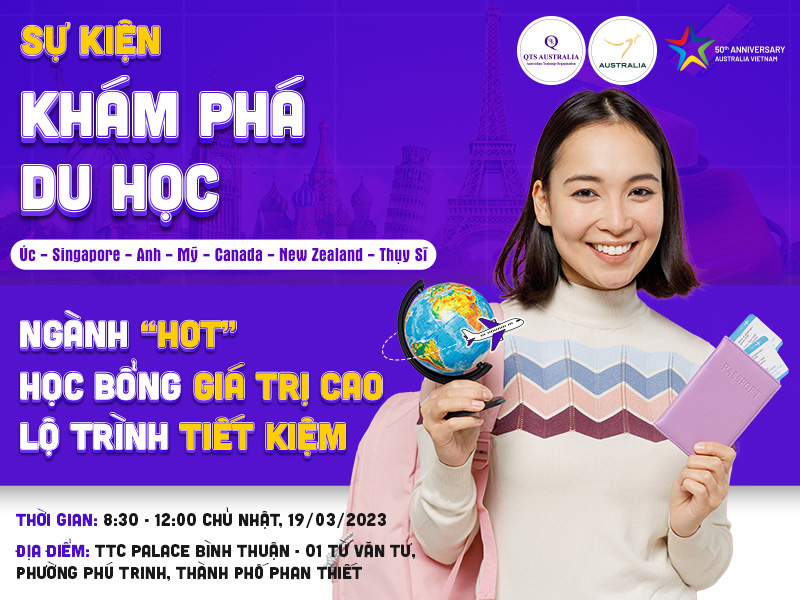 Sự kiện Khám Phá du học 2023 tại tỉnh Bình Thuận