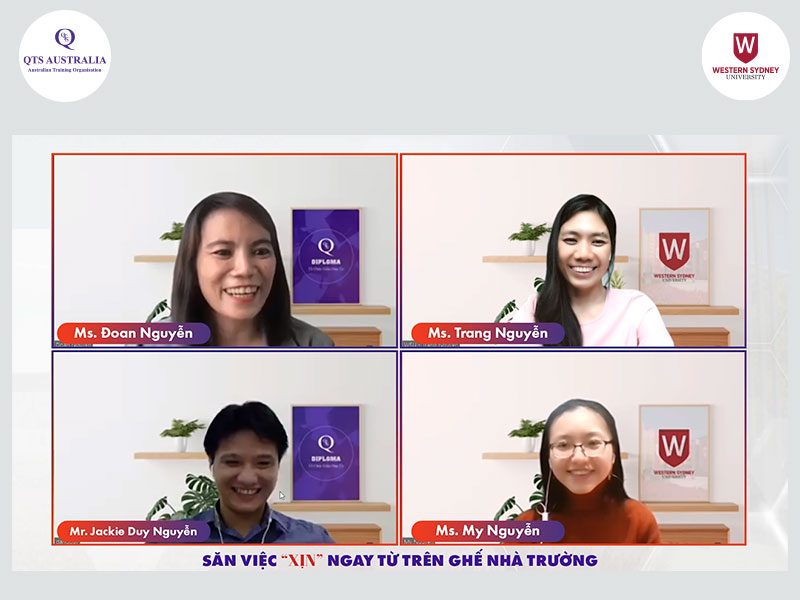Buổi Tọa đàm do QTS phối hợp cùng Đại học Western Sydney tổ chức đã thu hút đông đảo sự quan tâm theo dõi của học viên và phụ huynh