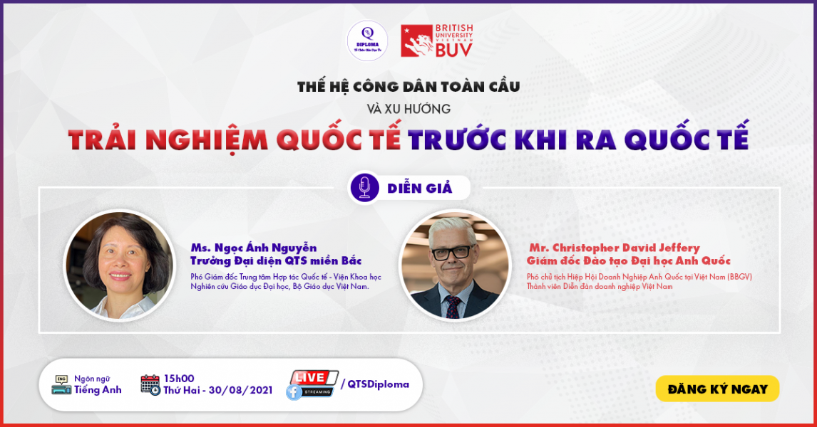 BUV QTS Livestream Thế Hệ Công Dân Toàn Cầu Và Xu Hướng “Trải Nghiệm Quốc Tế Trước Khi Ra Quốc Tế”