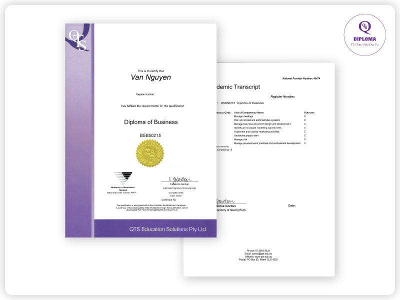QTS Diploma các câu hỏi thường gặp