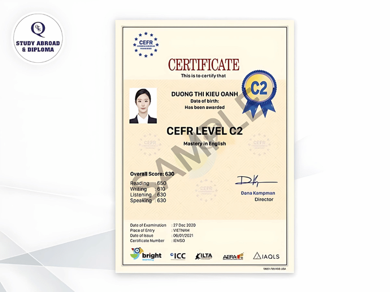 Chứng chỉ CEFR