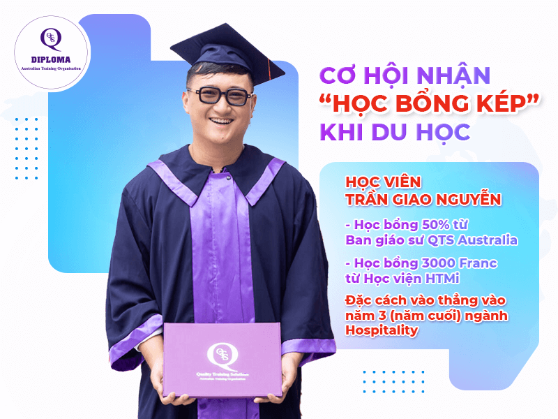 Cơ hội nhận học bổng kép khi đi du học