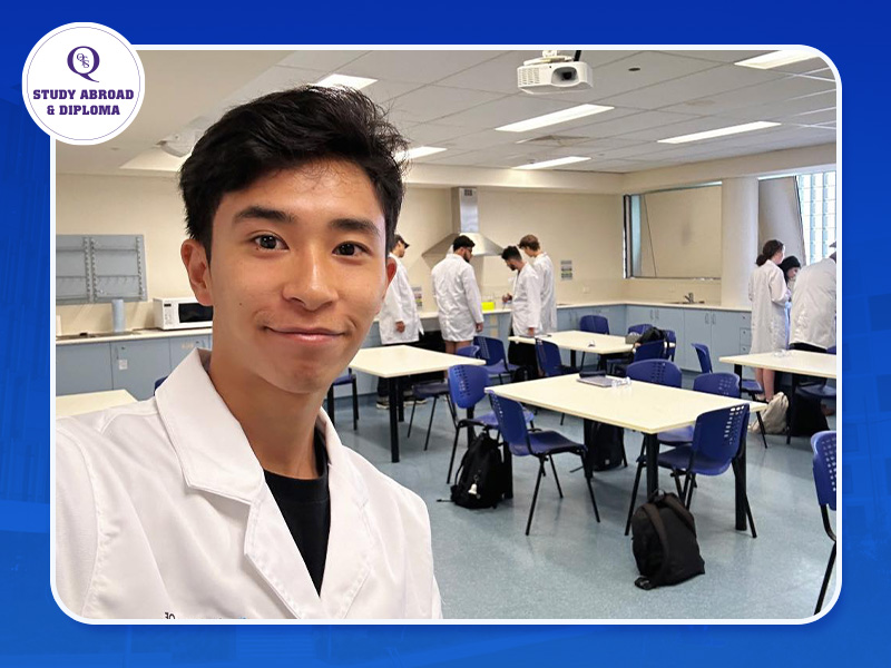 Mai Nguyễn Minh học tập tại Đại học Canberra