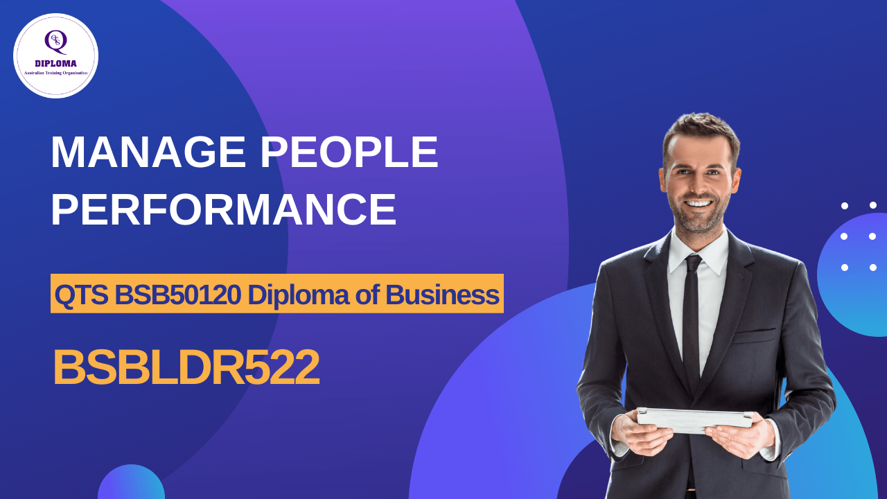 BSBLDR522 – Manage People Performance