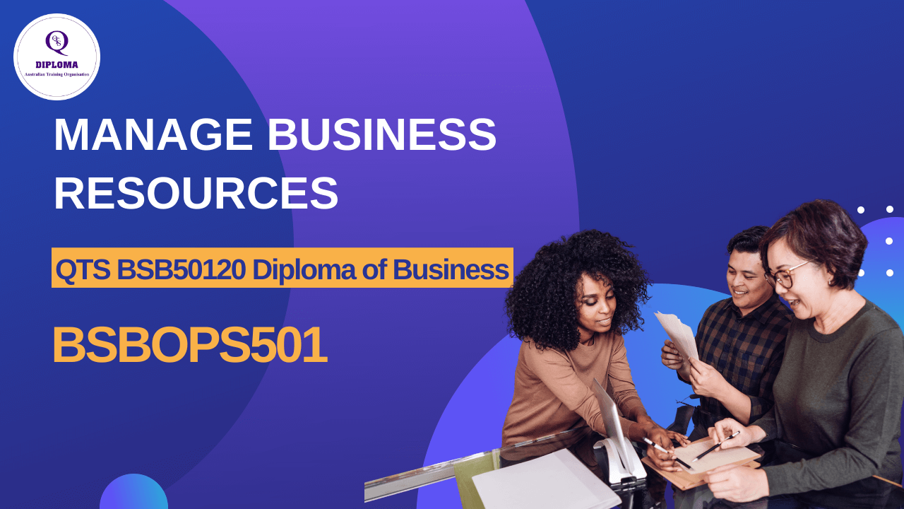 bsbops501 QTS Dipolona of Business