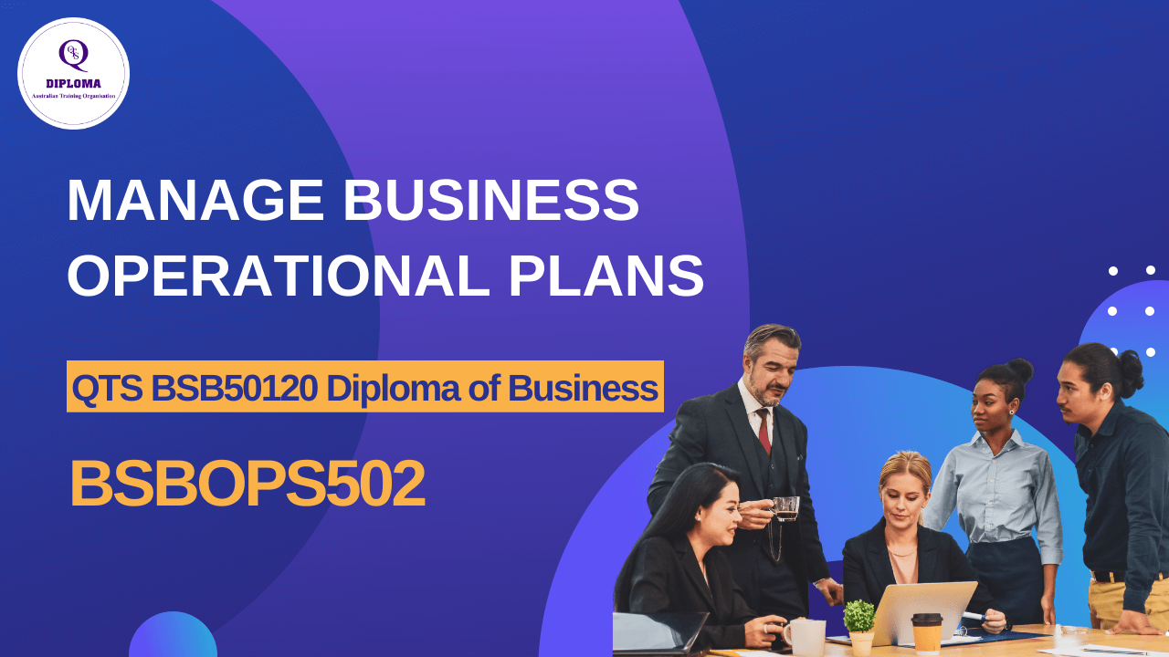 BSBOPS502 – Manage Business Operational Plans​