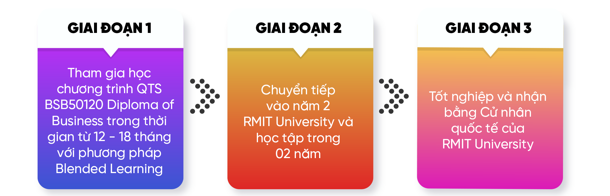 LỘ TRÌNH CHUYỂN TIẾP VÀO RMIT UNIVERSITY