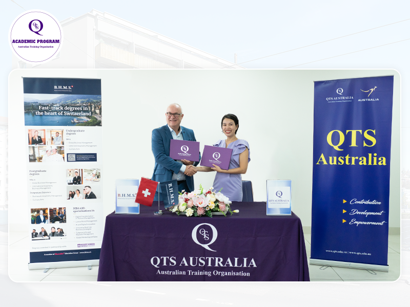 QTS Australia ký kết hợp tác cùng BHMS Thụy Sĩ