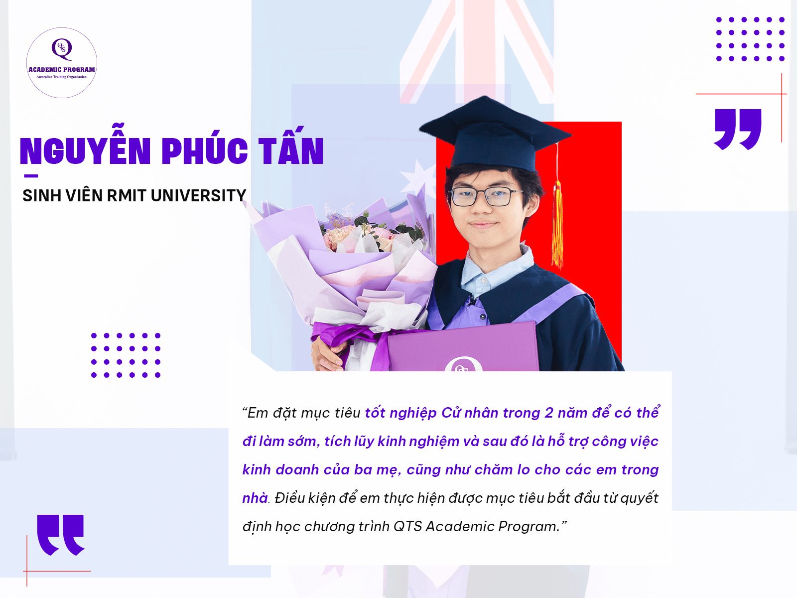 QTS Student Nguyễn Phúc Tấn