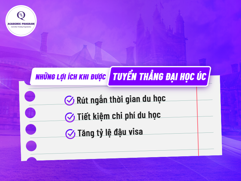 Tuyển thẳng đại học Úc