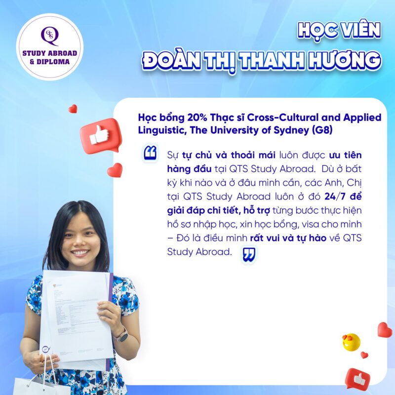 QTS Students Doan Thi Thanh Huong