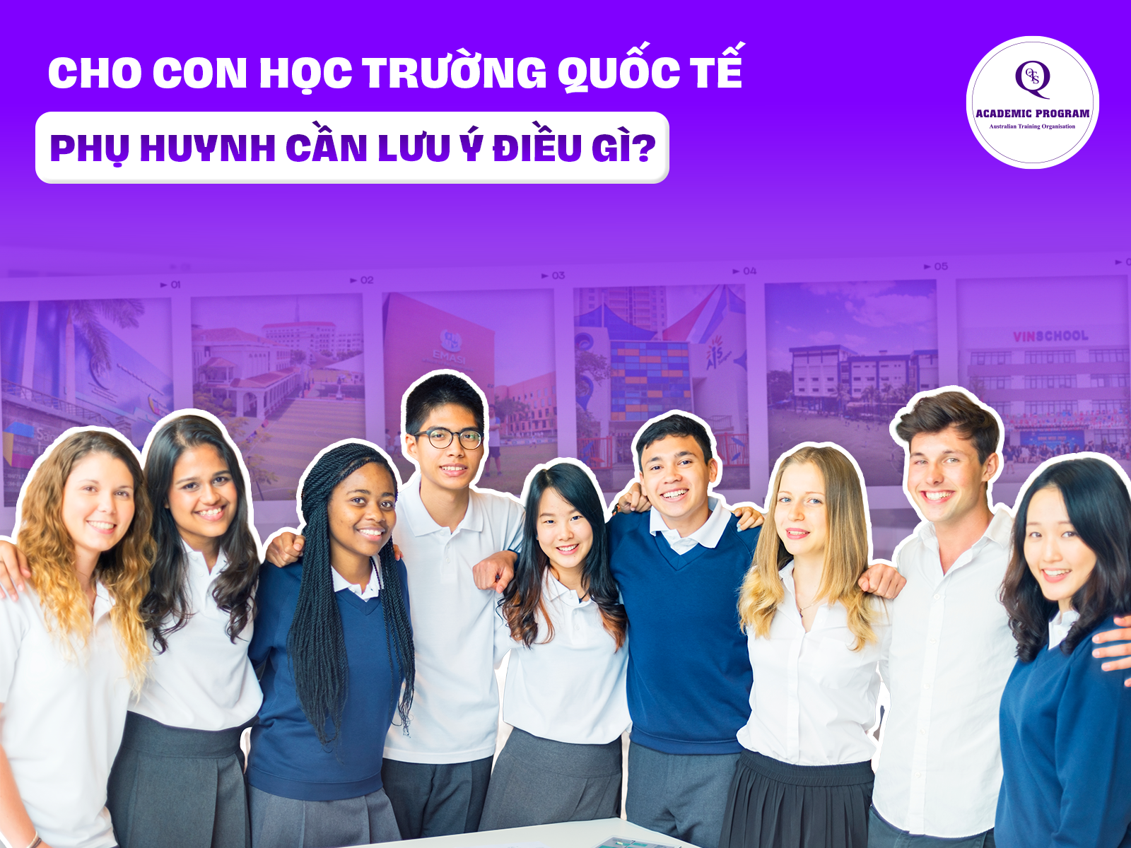 1.Cover 1 Cho con học trường quốc tế ba mẹ cần lưu ý điều gì?