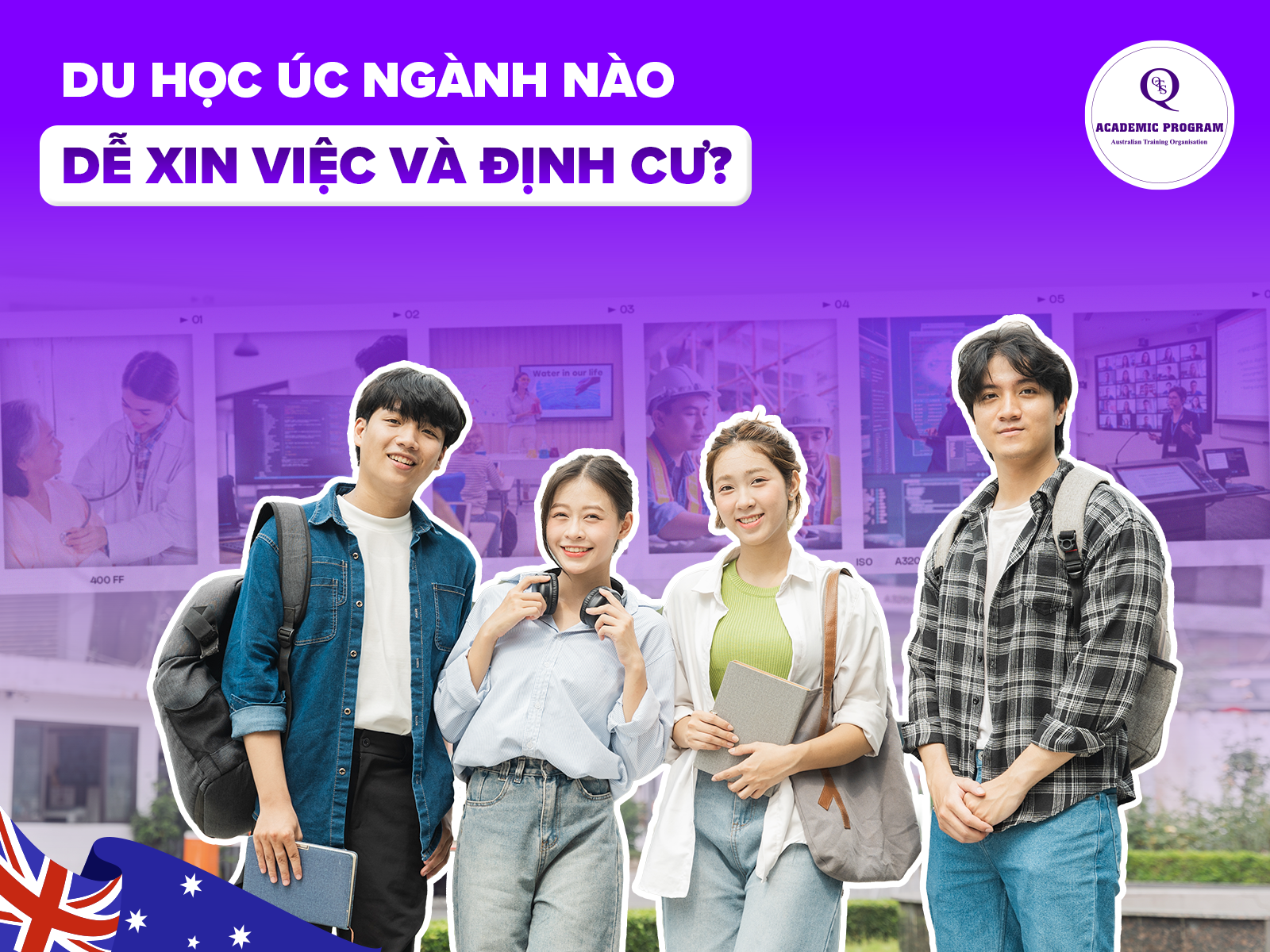 1.Cover 1 Du Học Úc Ngành Nào Dễ Xin Việc Và Định Cư? Top Các Ngành “Khát” Nhân Lực Và Lộ Trình Du Học Úc Tối Ưu Chi Phí